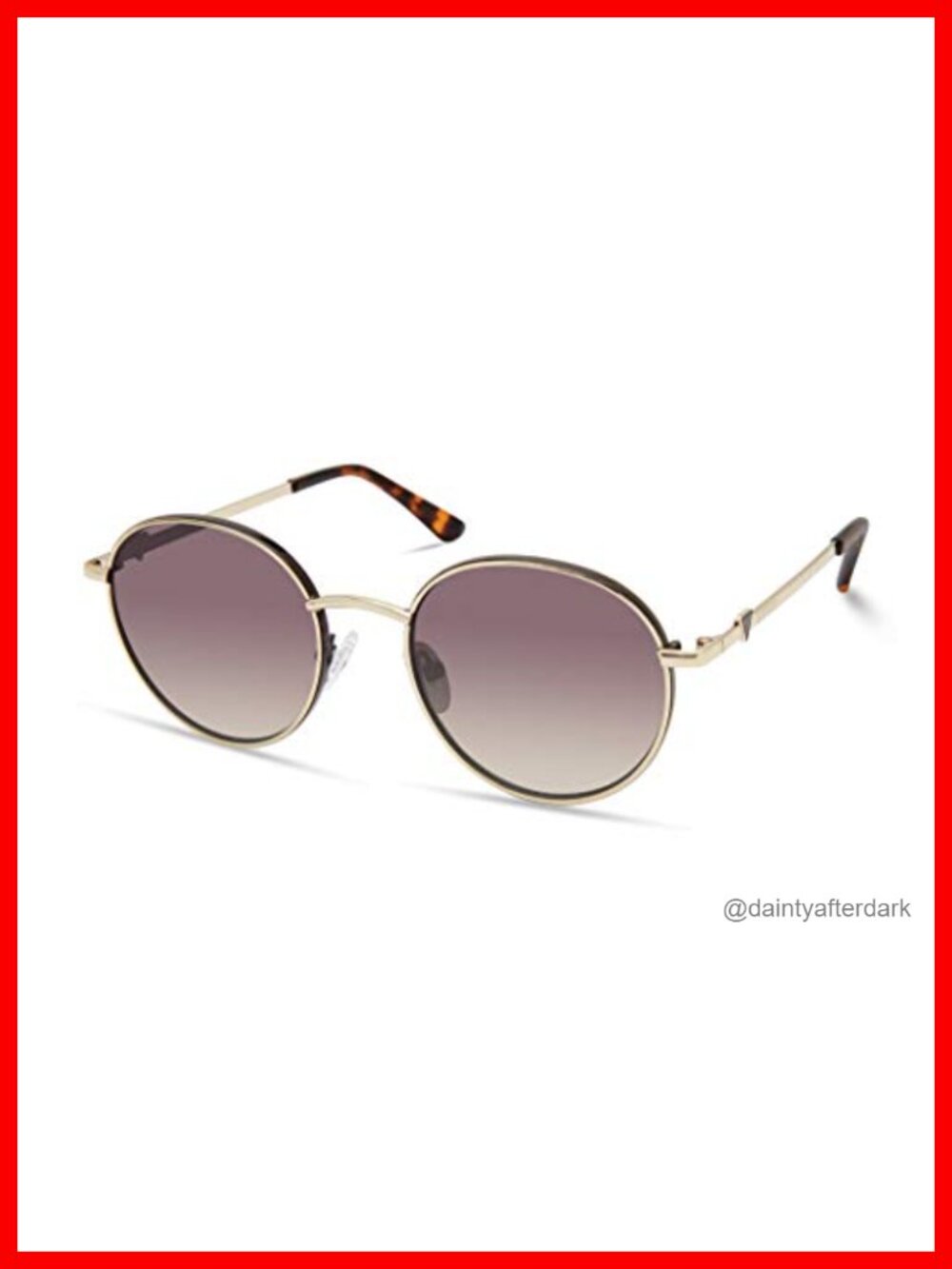 Round Metal Sunglasses Full-Frame UV400 Protection Outdoor Wear